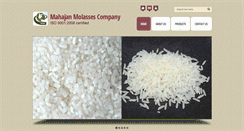 Desktop Screenshot of mahajanmolasses.com
